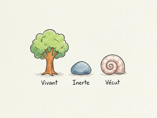 Vivant, non-vivant, ayant été vivant, fabriqué