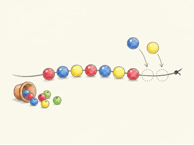Le collier de perles