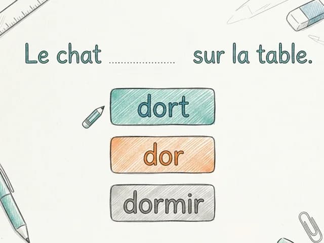 Dictée trouée