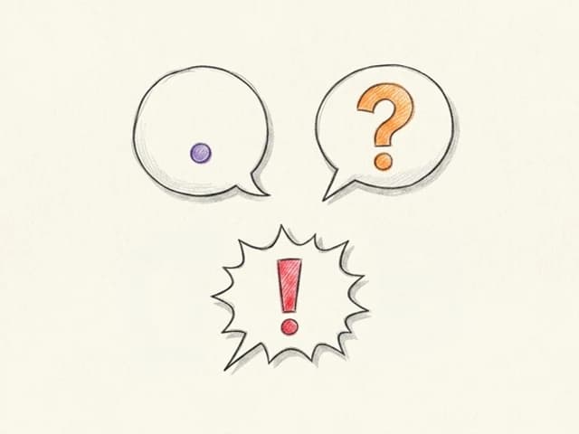 Type de phrase et ponctuation