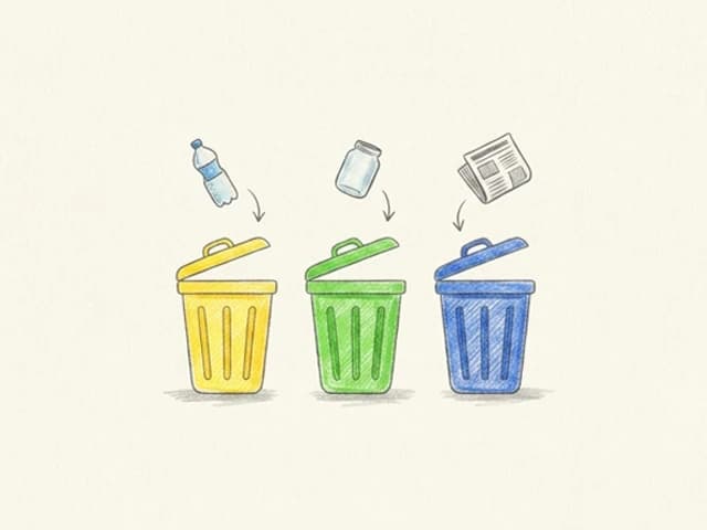 Trie les déchets